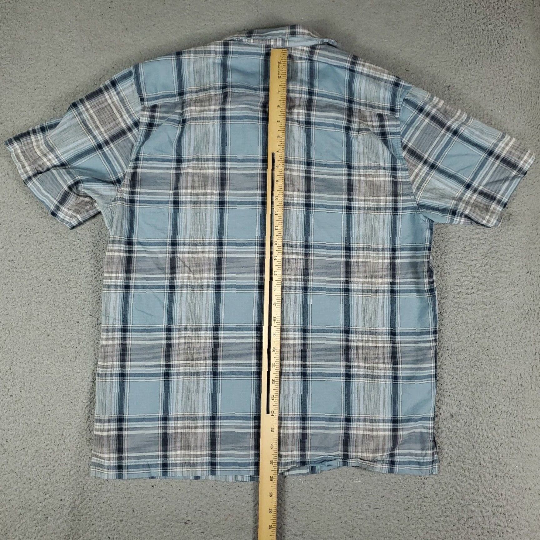 Tommy Bahama VINTAGE Tommy Bahama Shirt Men's Large Blue Plaid Short Sleeve Casual Classic Size US L / EU 52-54 / 3 - 3 Thumbnail