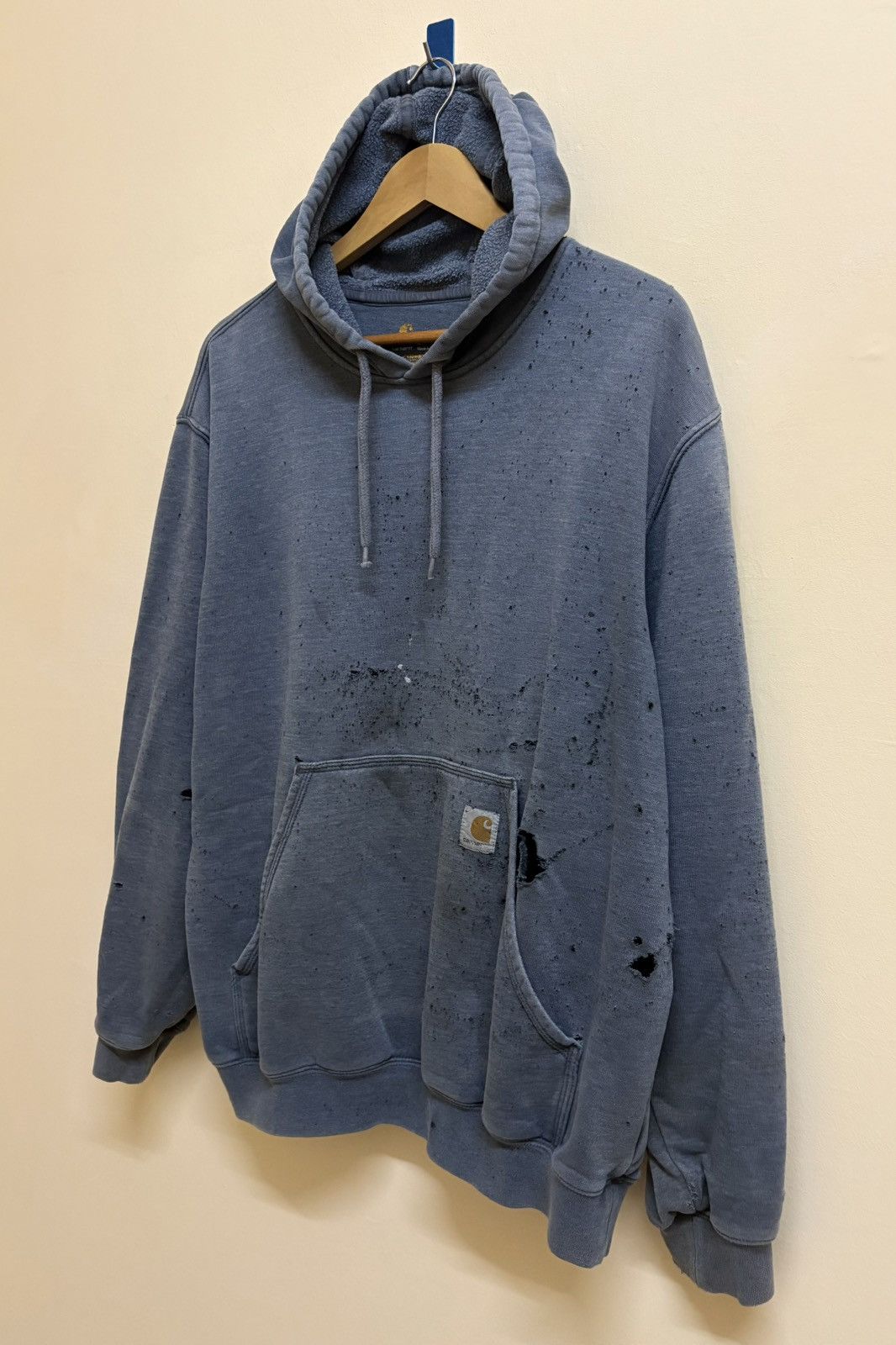 Carhartt Vintage Carhartt Hoodie Damaged Trashed Sun Faded Distressed Size US L / EU 52-54 / 3 - 5 Thumbnail