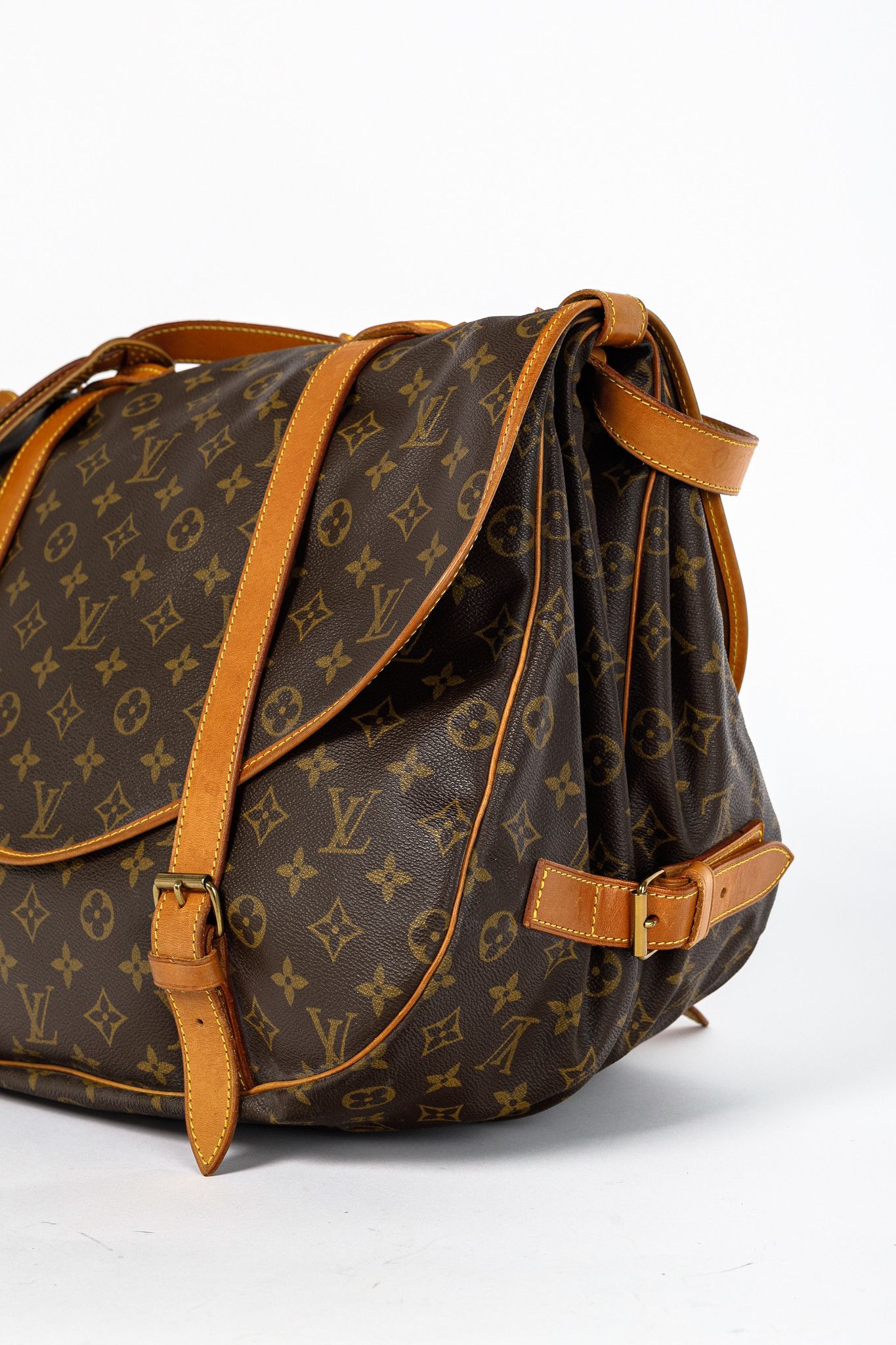 Louis Vuitton Louis Vuitton Saumur Monogram Canvas Large Satchel Size ONE SIZE - 8 Thumbnail