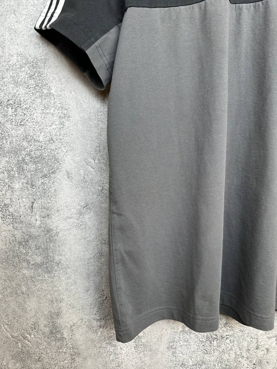 Adidas Adidas Wales 3-Stripes T-Shirt Casual Black/Gray Tee Crew Size US M / EU 48-50 / 2 - 6 Thumbnail