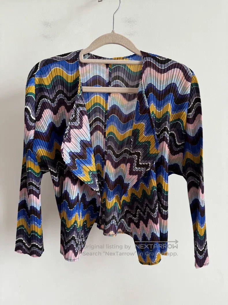 Issey Miyake Issey Miyake Color Block Coat Size XXL / US 16-18 / IT 52-54 - 1 Thumbnail