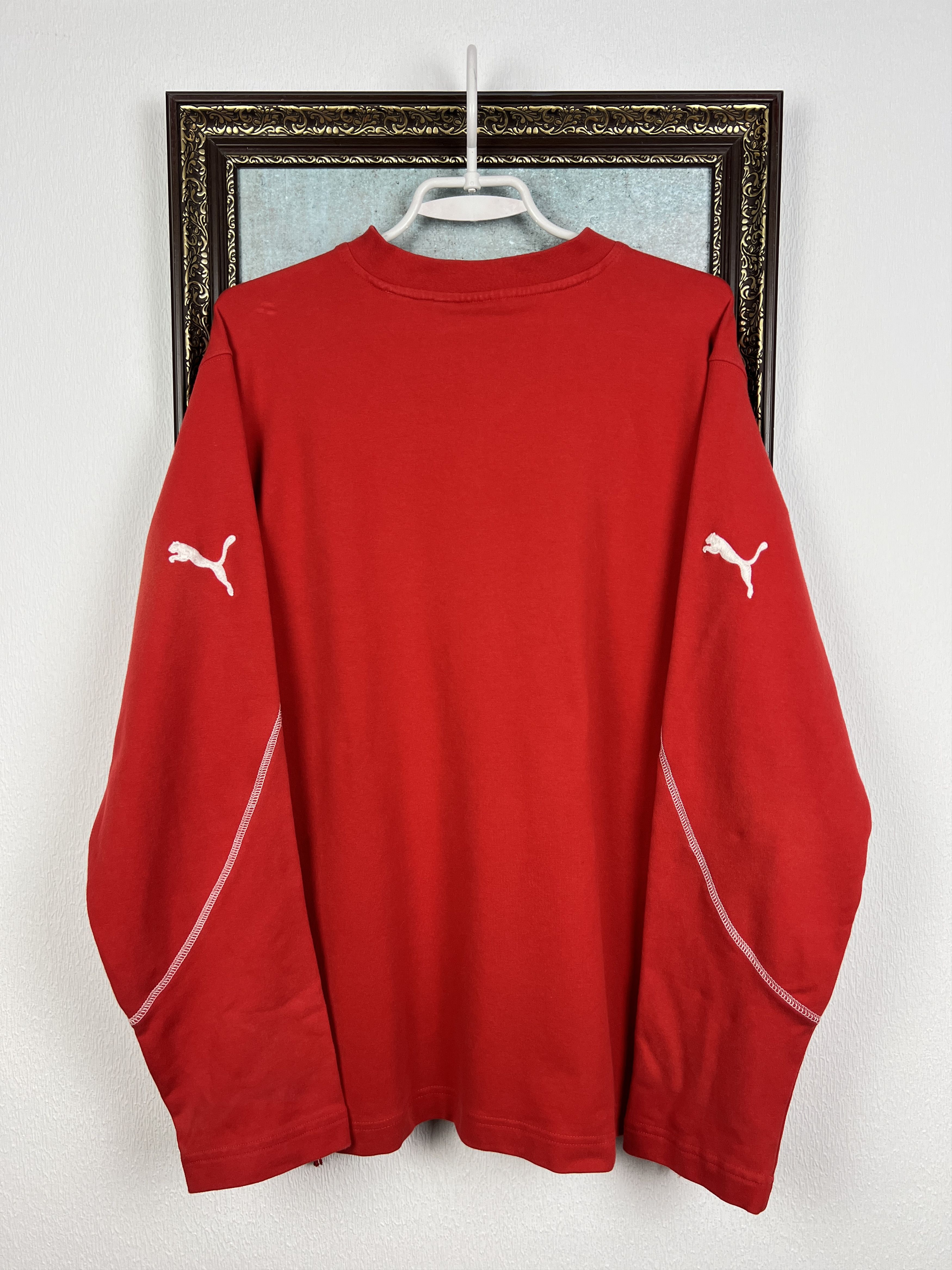 Puma Vintage Poland Football Train Sweatshirt Soccer Crewneck Size US S / EU 44-46 / 1 - 9 Thumbnail