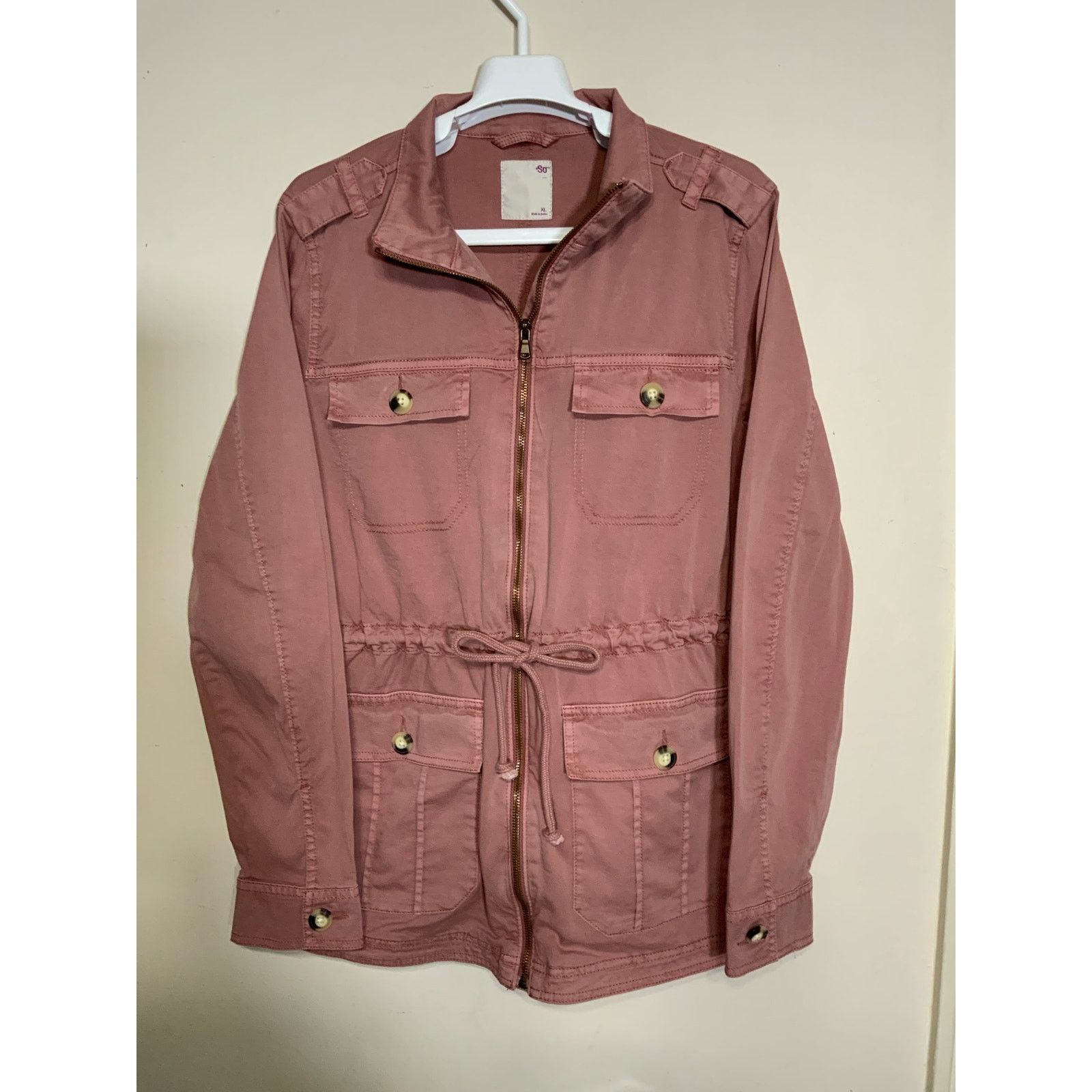 Unkwn SO Mauve Lightweight Utility Jacket Coat Women s Size XL Grailed