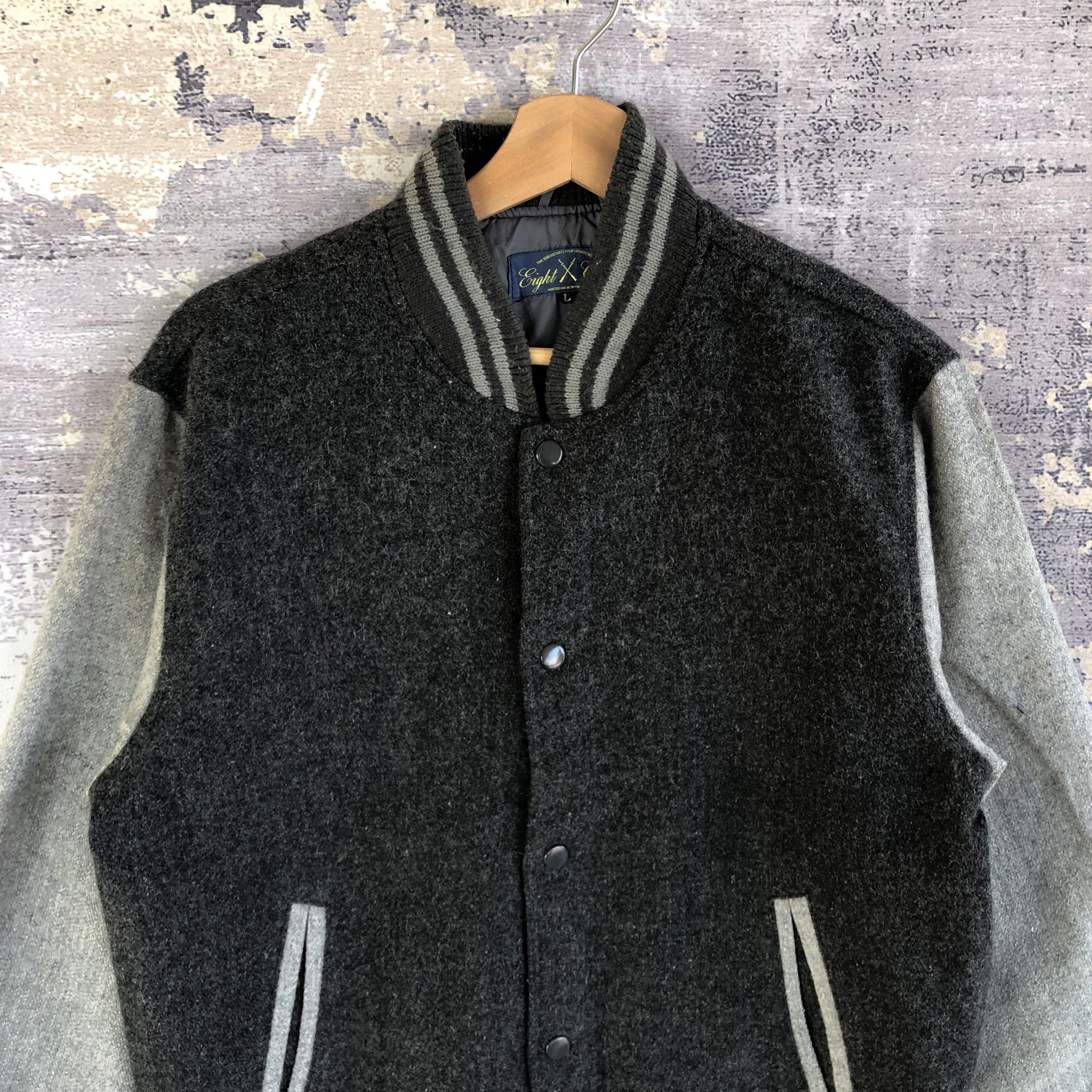 Vintage Vintage Eight Club Varsity Jacket Japanese Wool Jackets Size US M / EU 48-50 / 2 - 3 Thumbnail