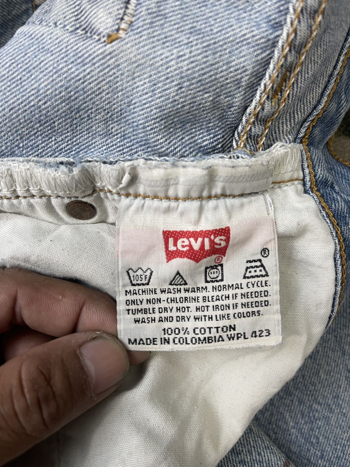 Levi's Vintage Levi’s 501 Jeans Faded Distressed Streetwear Size US 36 / EU 52 - 15 Thumbnail