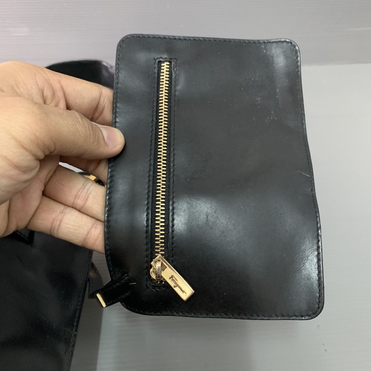 Salvatore Ferragamo Salvatore Ferragamo Black Bucket Bag Size ONE SIZE - 12 Thumbnail