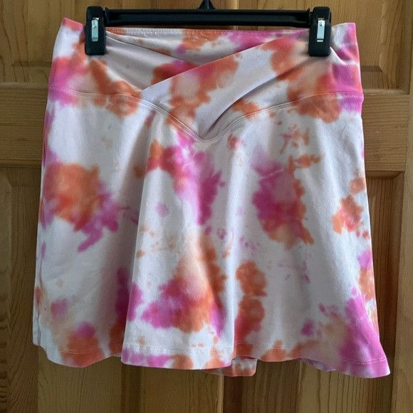 Victoria's Secret Pink Victorias Secret VS Pink Orange Tie-Dye Skort sz large Size 32" / US 10 / IT 46 - 3 Thumbnail