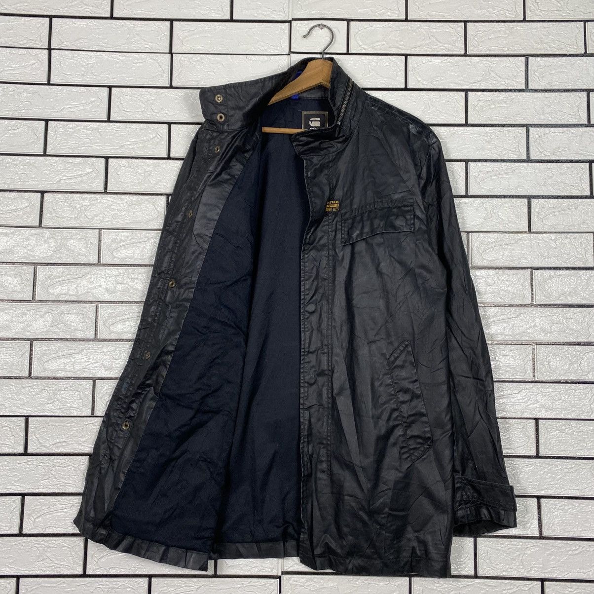 Japanese Brand Biker Punk Jacket Soft Leather G Star Raw Parachute Size US XL / EU 56 / 4 - 12 Thumbnail