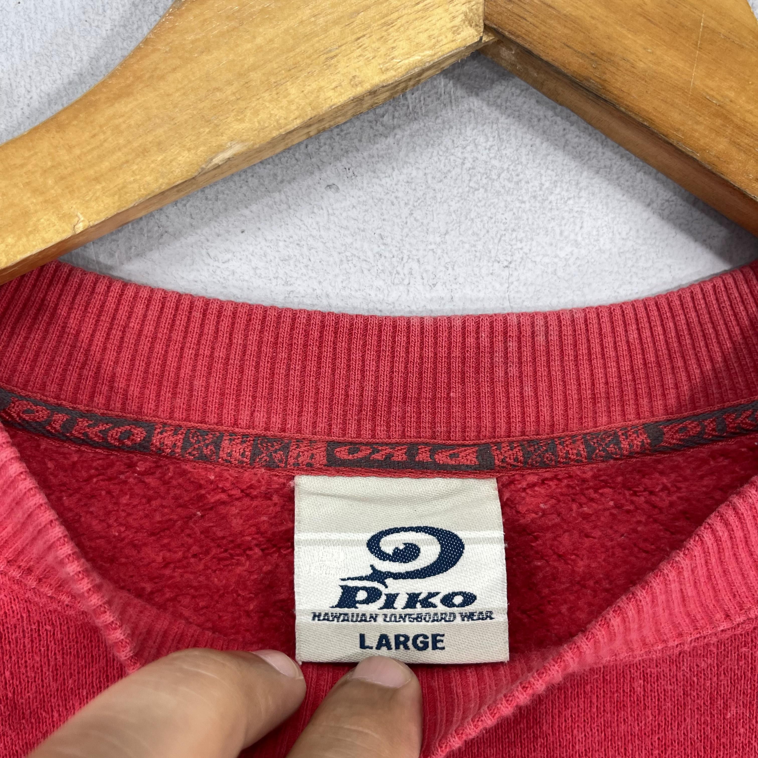 Vintage Vintage PIKO Hawaiian Longboard Back Hit Logo Sweatshirt Size US L / EU 52-54 / 3 - 6 Thumbnail