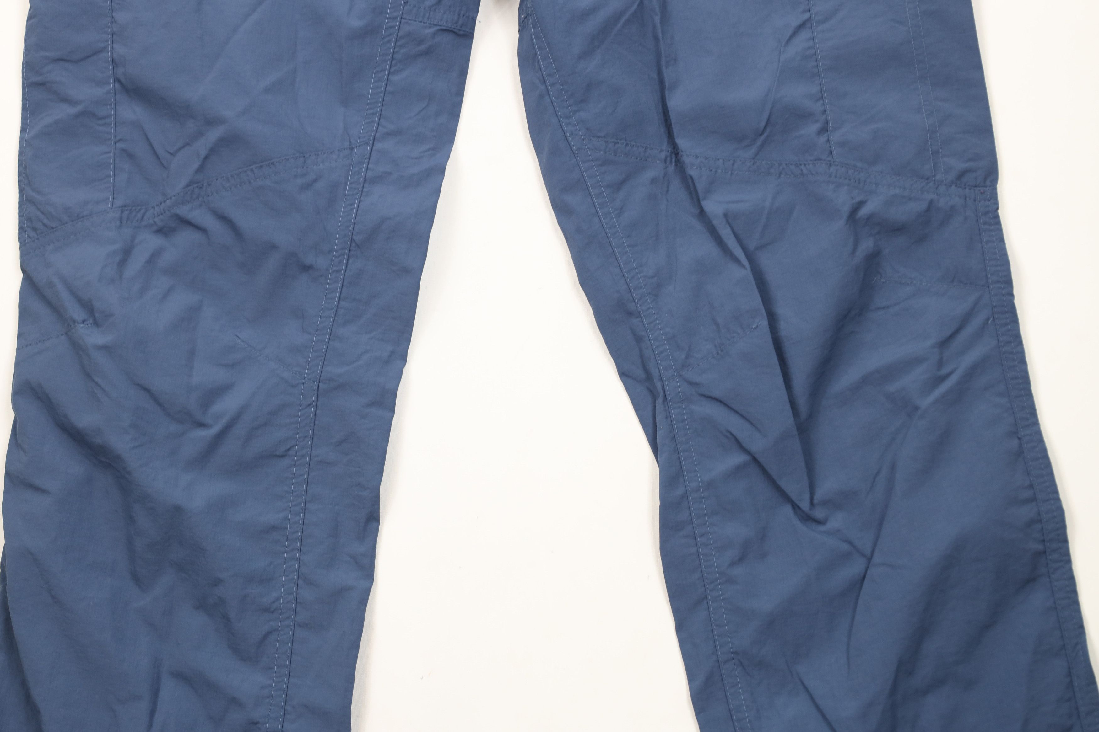 Columbia × Vintage Vintage Y2K Columbia Ripstop Wide Leg Cargo Pants Blue Nylon Size US 34 / EU 50 - 3 Thumbnail