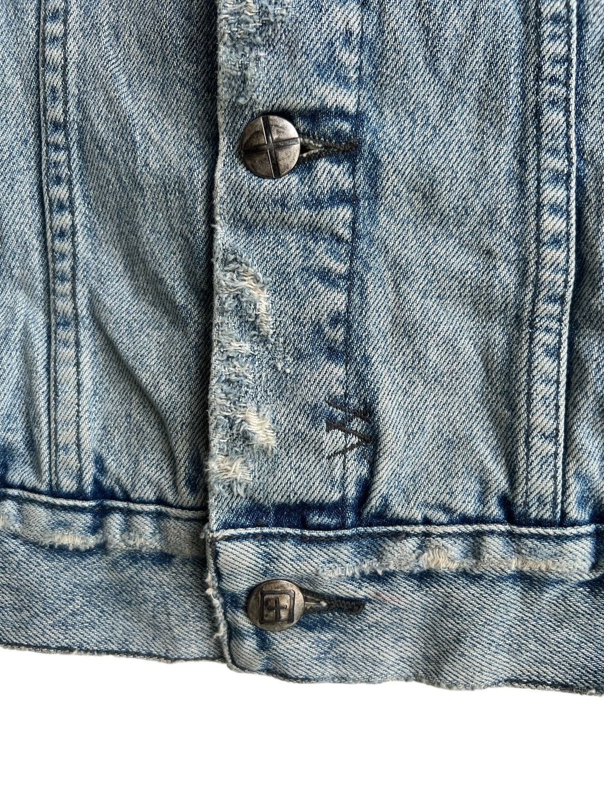 Vtg Ksubi 🇦🇺 Rockstar Denim Sleeveless Type-3 Trucker Jacket Denim Jackets