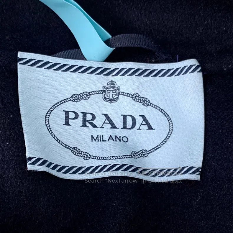 Prada Prada Black woollen lapel coat Size XXS / US 00 / IT 34 - 6 Thumbnail