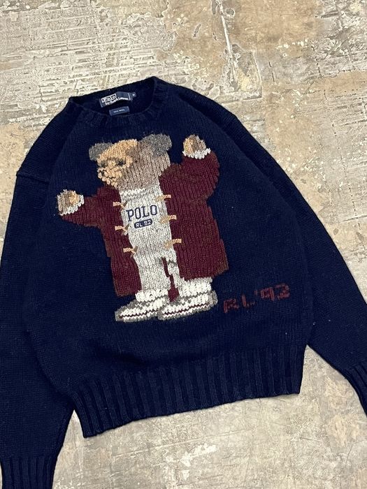 Vintage polo bear clearance sweater