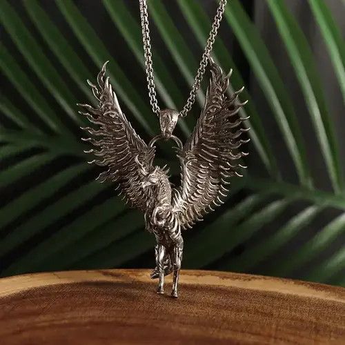 Jewelry × Vintage Unicorn Wings Necklace Size ONE SIZE - 4 Thumbnail