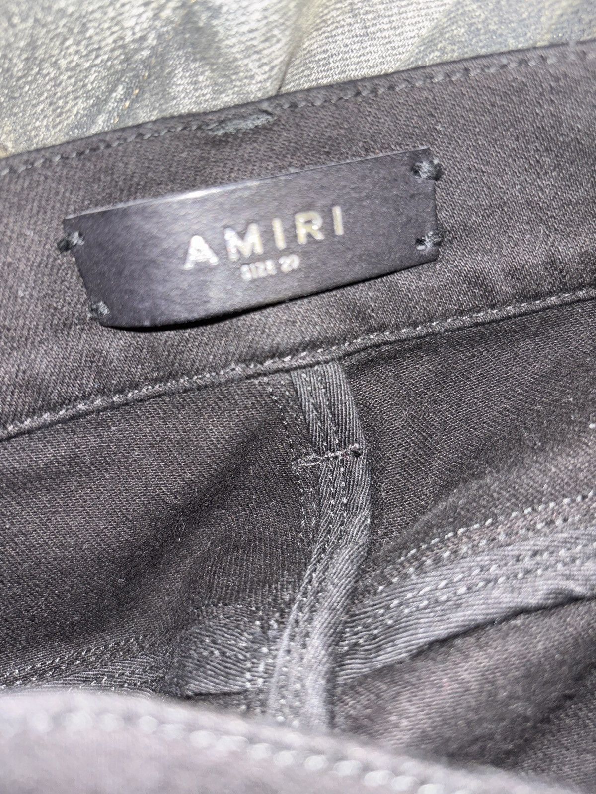 Amiri Amiri jeans mx1 black patch Size US 29 - 2 Thumbnail