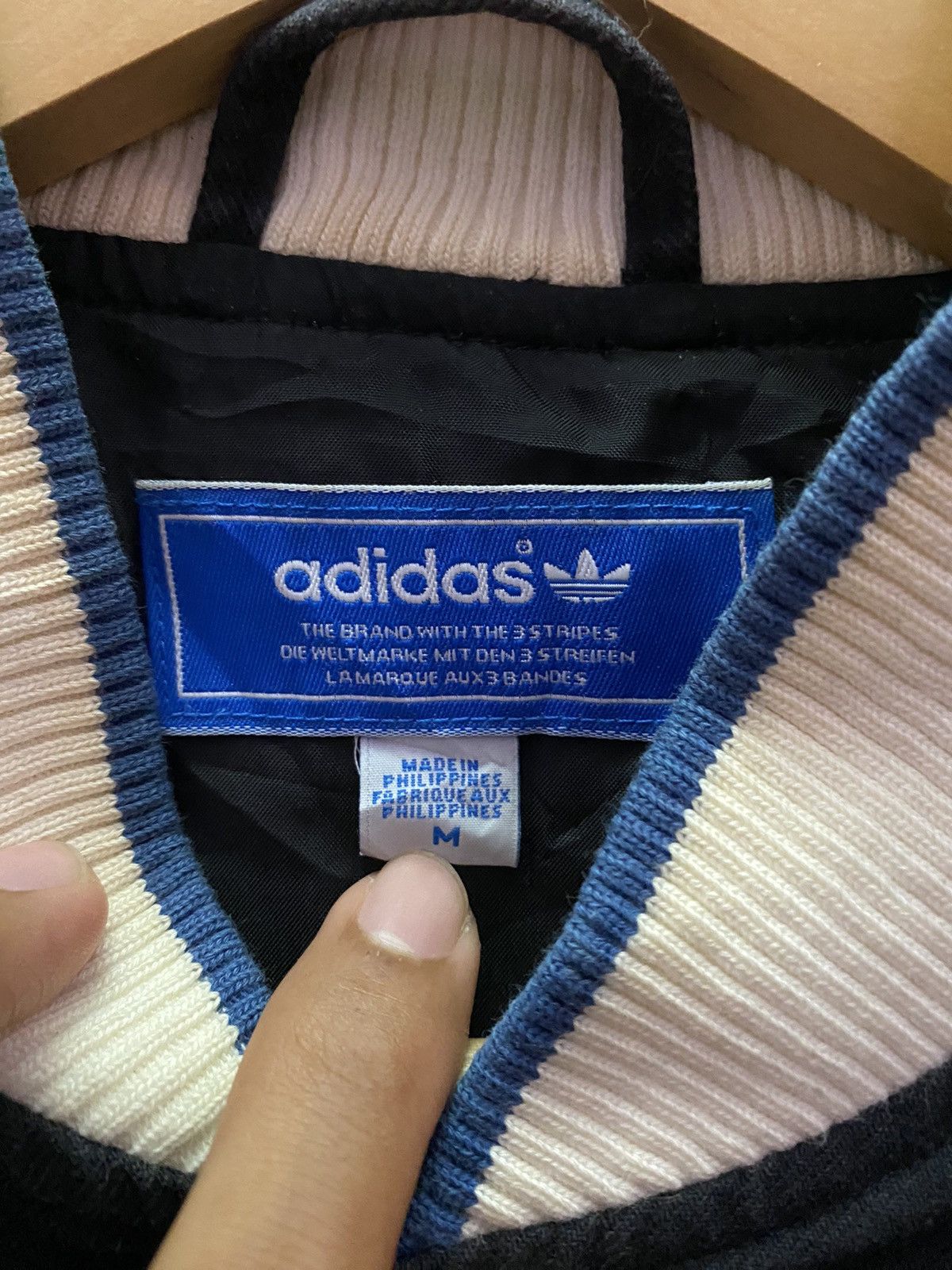 Adidas Vintage Y2K Adidas Trefoil Varsity Jacket Size US M / EU 48-50 / 2 - 8 Thumbnail