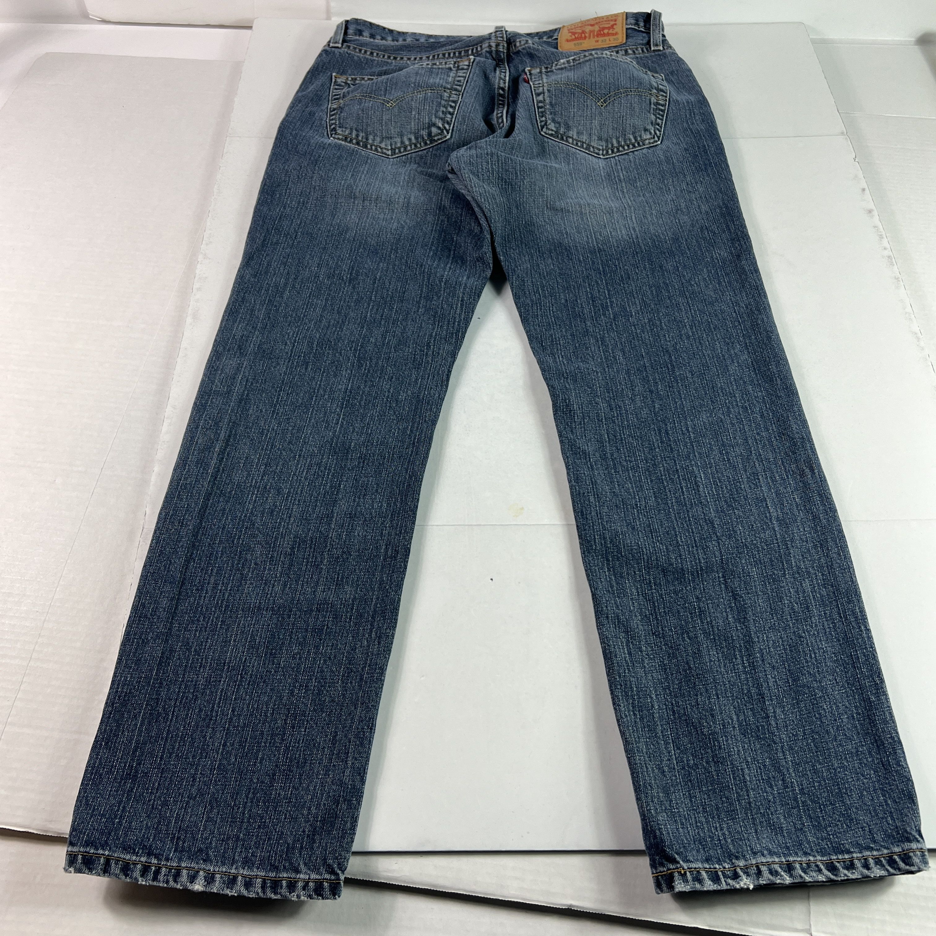 Levi's Levi's Jeans 559 Relaxed Fit Straight Leg Blue Faded Denim Size US 34 / EU 50 - 10 Thumbnail