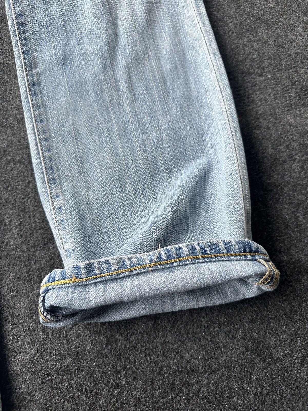 Fadeless × Vintage × Wrangler Wrangler Vintage Light Blue Washed Denim D193 Size US 30 / EU 46 - 7 Thumbnail