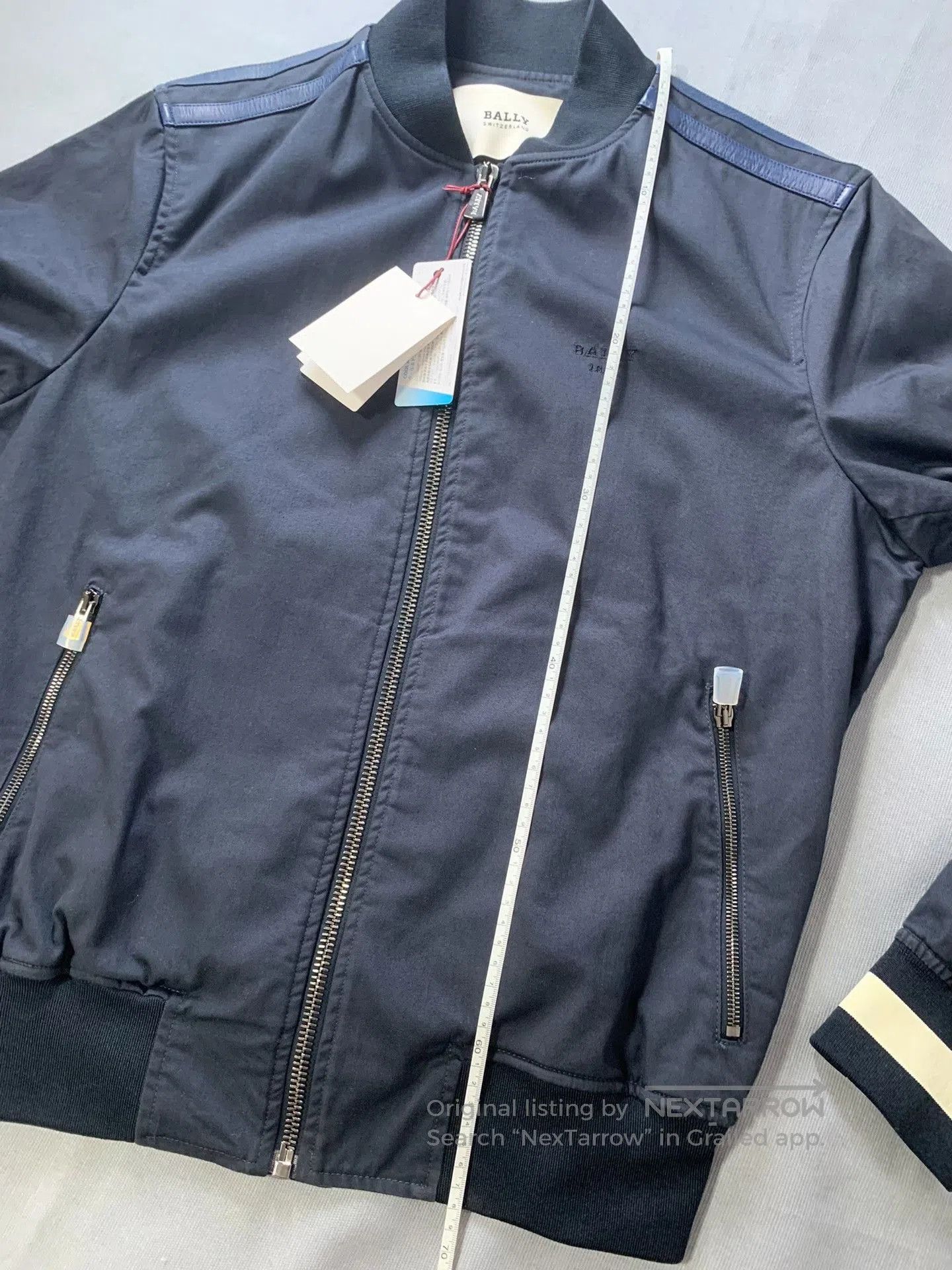 Bally BALLY Dark Blue Coach Jacket. Size US M / EU 48-50 / 2 - 9 Thumbnail