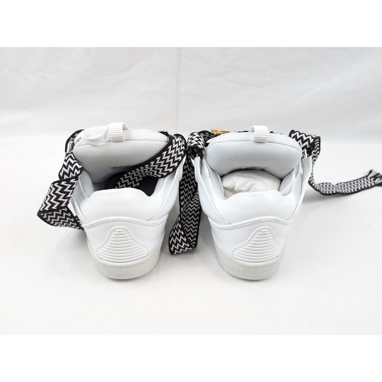 Lanvin o1rshd1 Curb Sneakers in White/Black Size US 10 / EU 43 - 19 Thumbnail