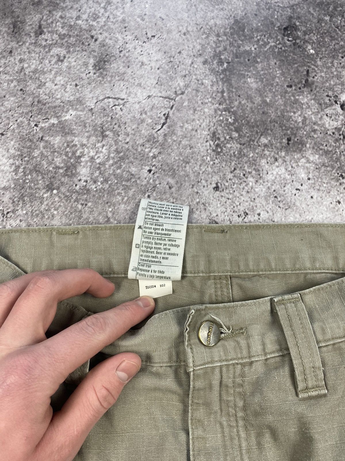 Carhartt × Vintage Vintage Carhartt Y2K Carpenter Pants Workwear Very Rare 00’s Size US 32 / EU 48 - 15 Thumbnail