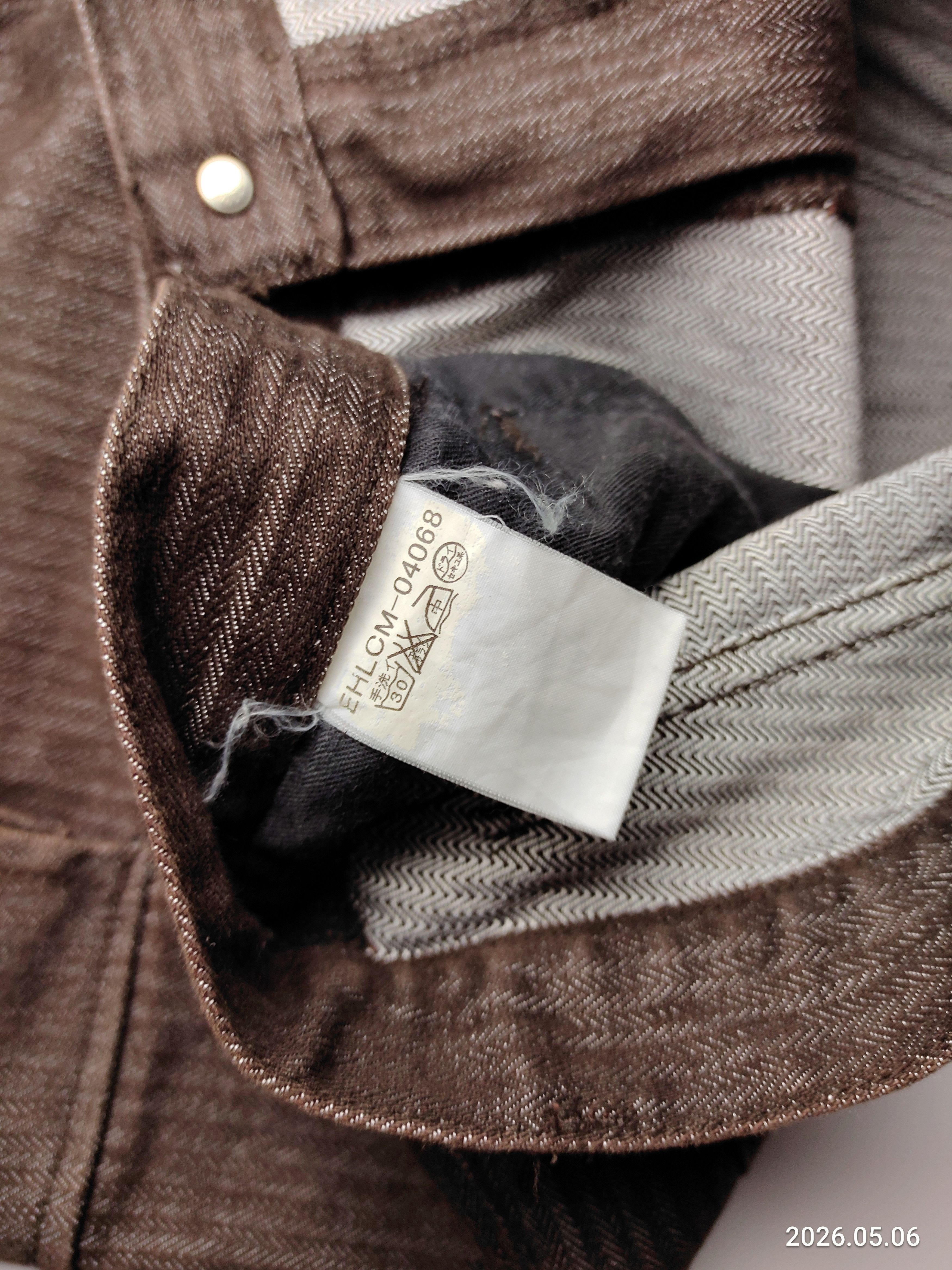 Japanese Brand MK Klein Multipocket Brown Denim cargo Pants Size US 29 - 8 Thumbnail