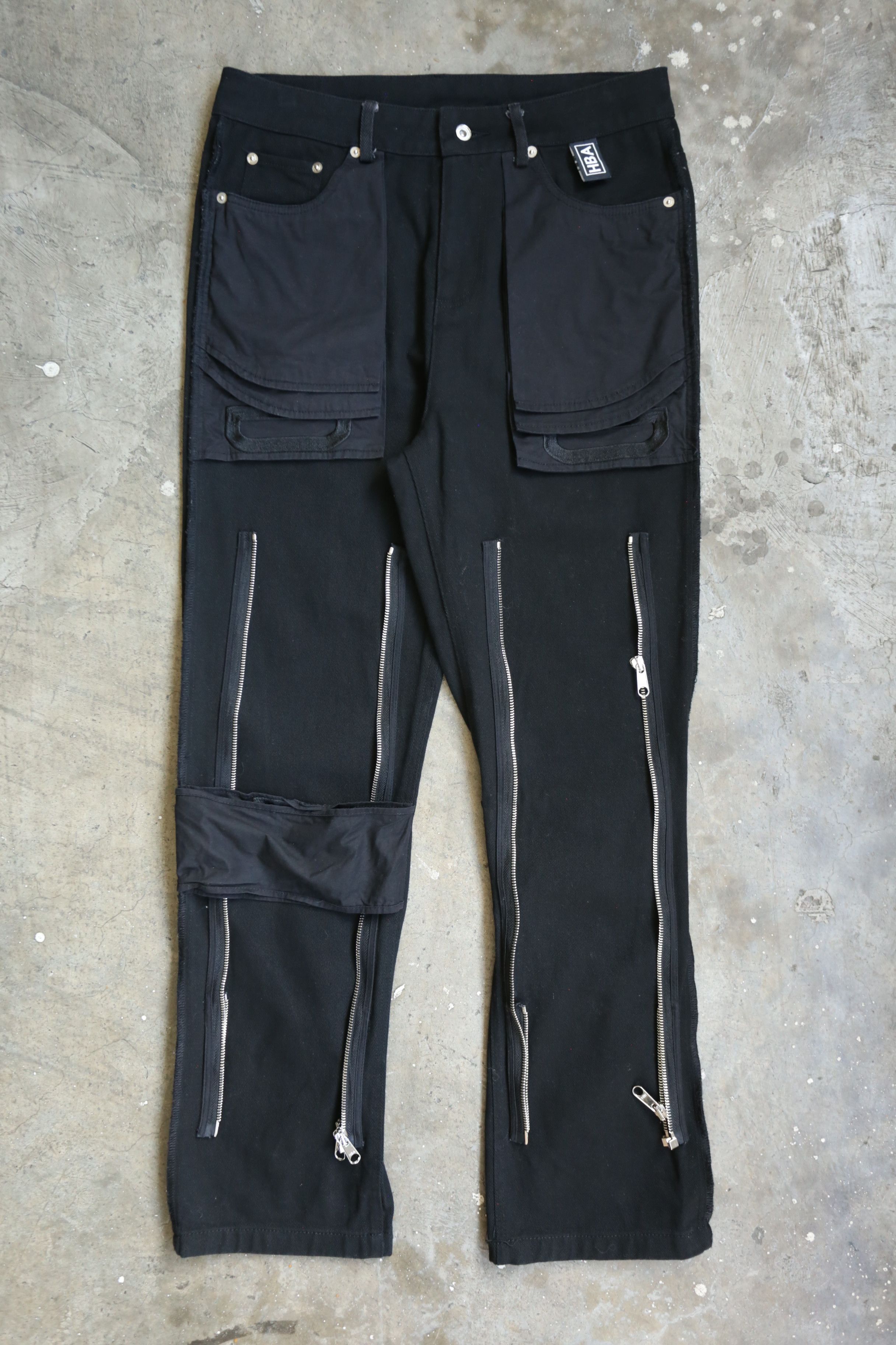 Hood By Air Hood by Air - HBA Logo Black Denim Jeans | Grailed