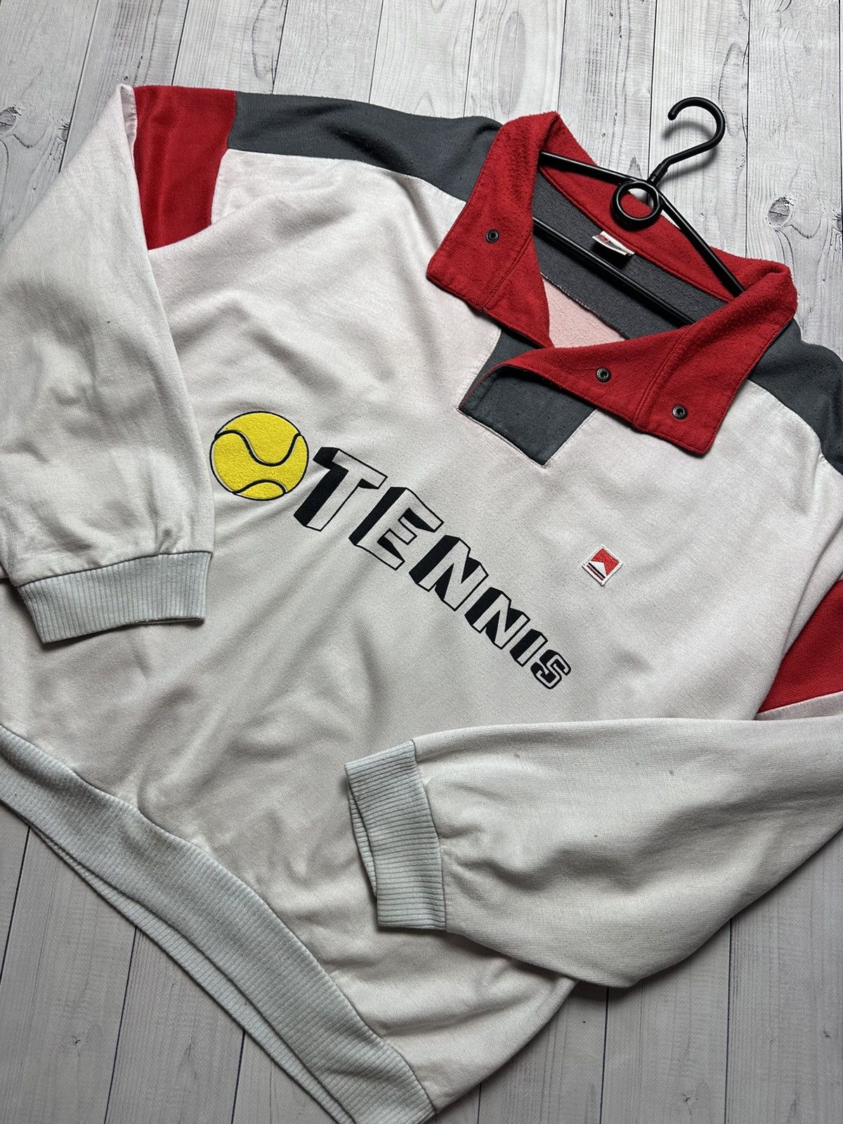 Marlboro × Vintage Vintage Marlboro Tennis sweatshirt very rare big logo retro Size US XL / EU 56 / 4 - 2 Thumbnail