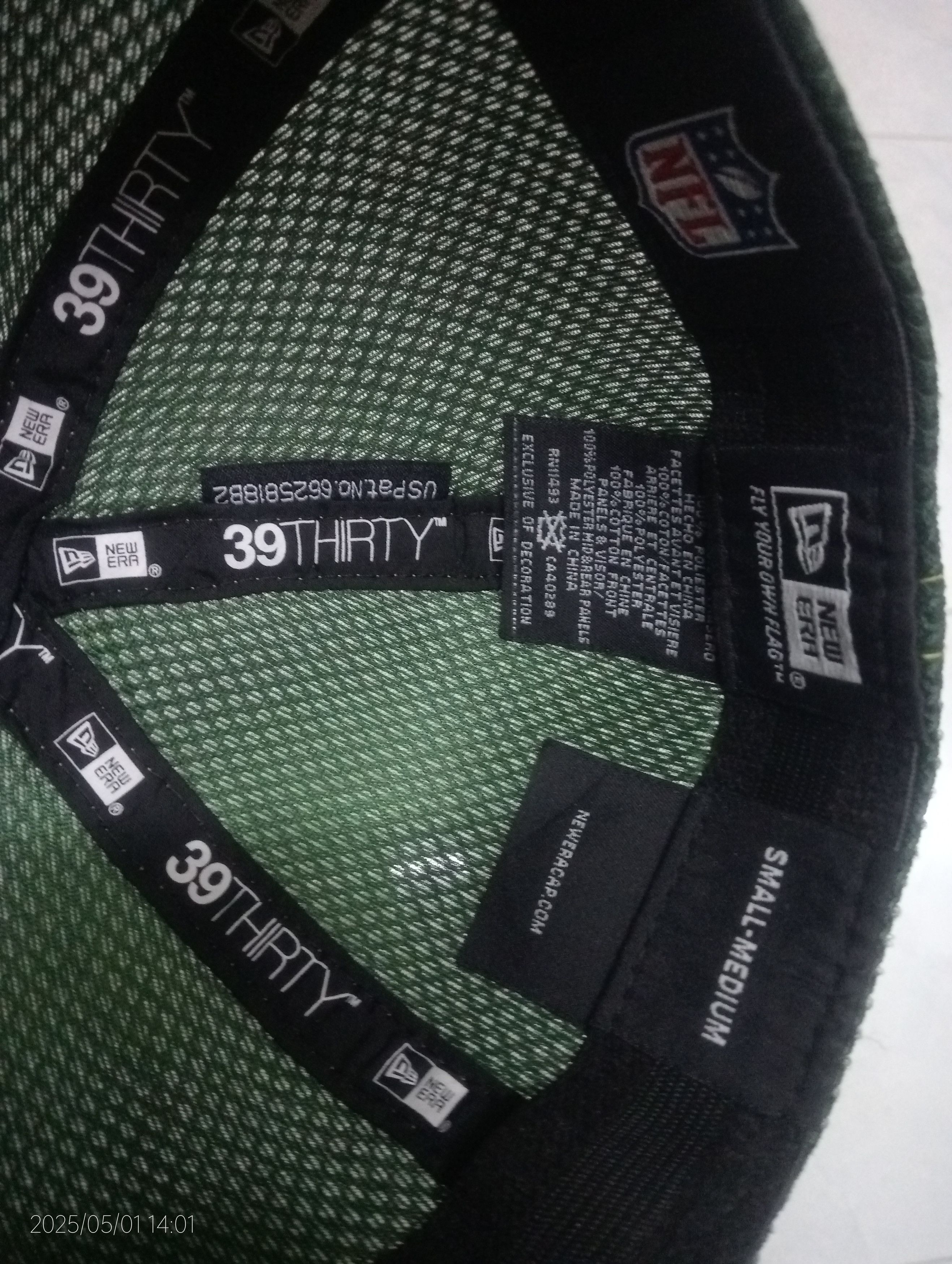 NFL × New Era NEW ERA 39THIRTY NFL Green Bay Packers Small Medium Hat Size ONE SIZE - 2 Thumbnail