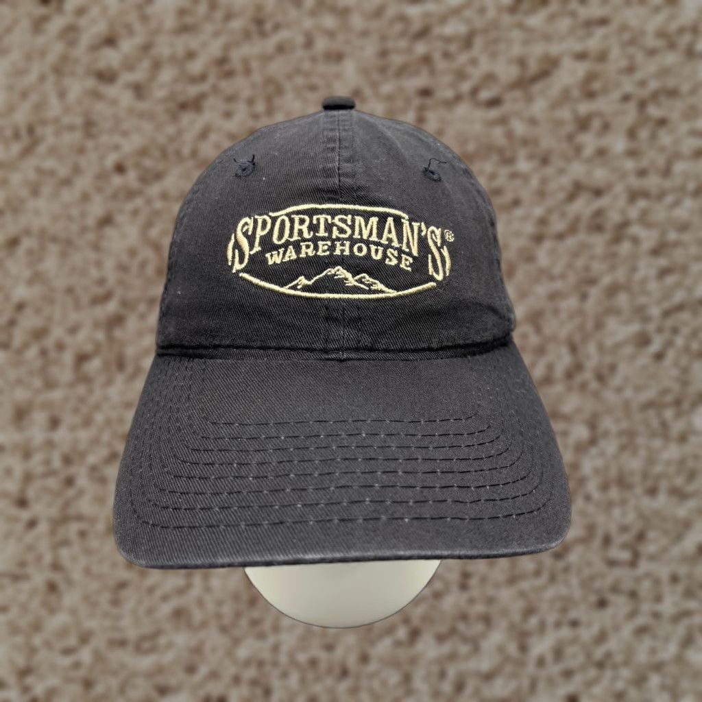 Warehouse Outdoor Cap Hat Baseball Cap Adjustable One Size Black Cotton Twill Men Adult Cap Size ONE SIZE - 1 Thumbnail