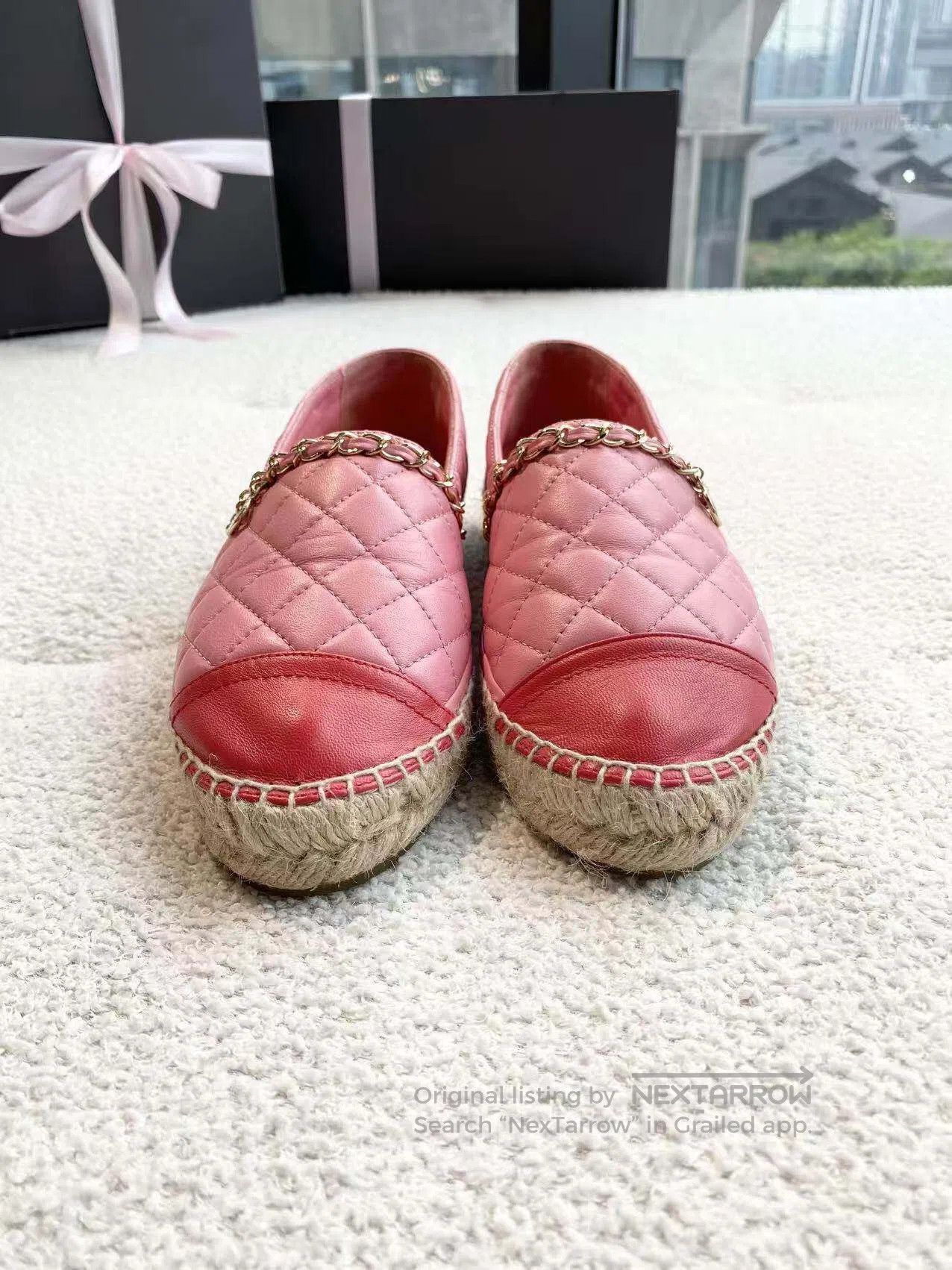 Chanel Chanel Pink pendant fisherman's shoes| Size US 6.5 / IT 36.5 - 2 Thumbnail