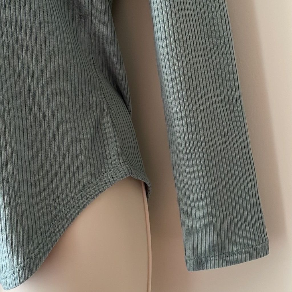 Chaser Brand Chaser Ribbed Thermal Tunic Scoop Gray Blue Neck Size Small Size S / US 4 / IT 40 - 12 Thumbnail