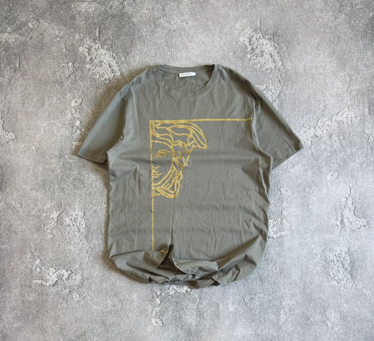 Versace Collection XXL big medusa tee T-shirts old money
