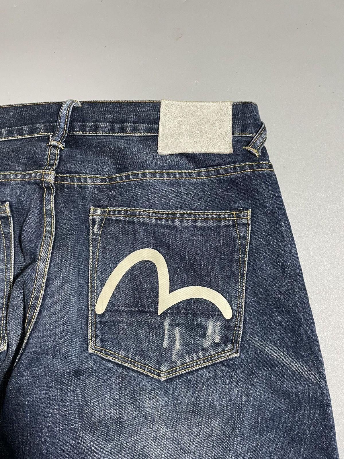 Evisu Evisu Genes Seagull Selvedge Distressed Denim Jeans Size US 34 / EU 50 - 4 Thumbnail