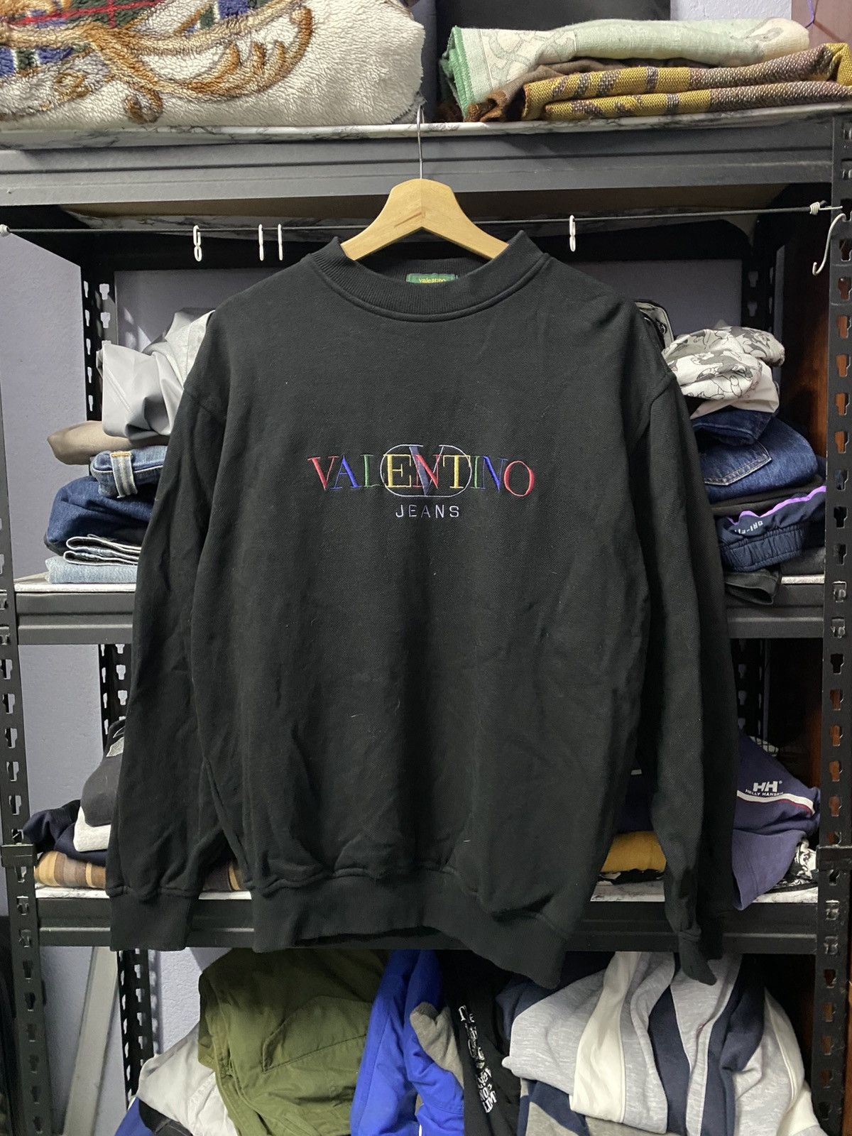 Valentino Valentino Jeans Sweatshirt Size US L / EU 52-54 / 3 - 1 Thumbnail