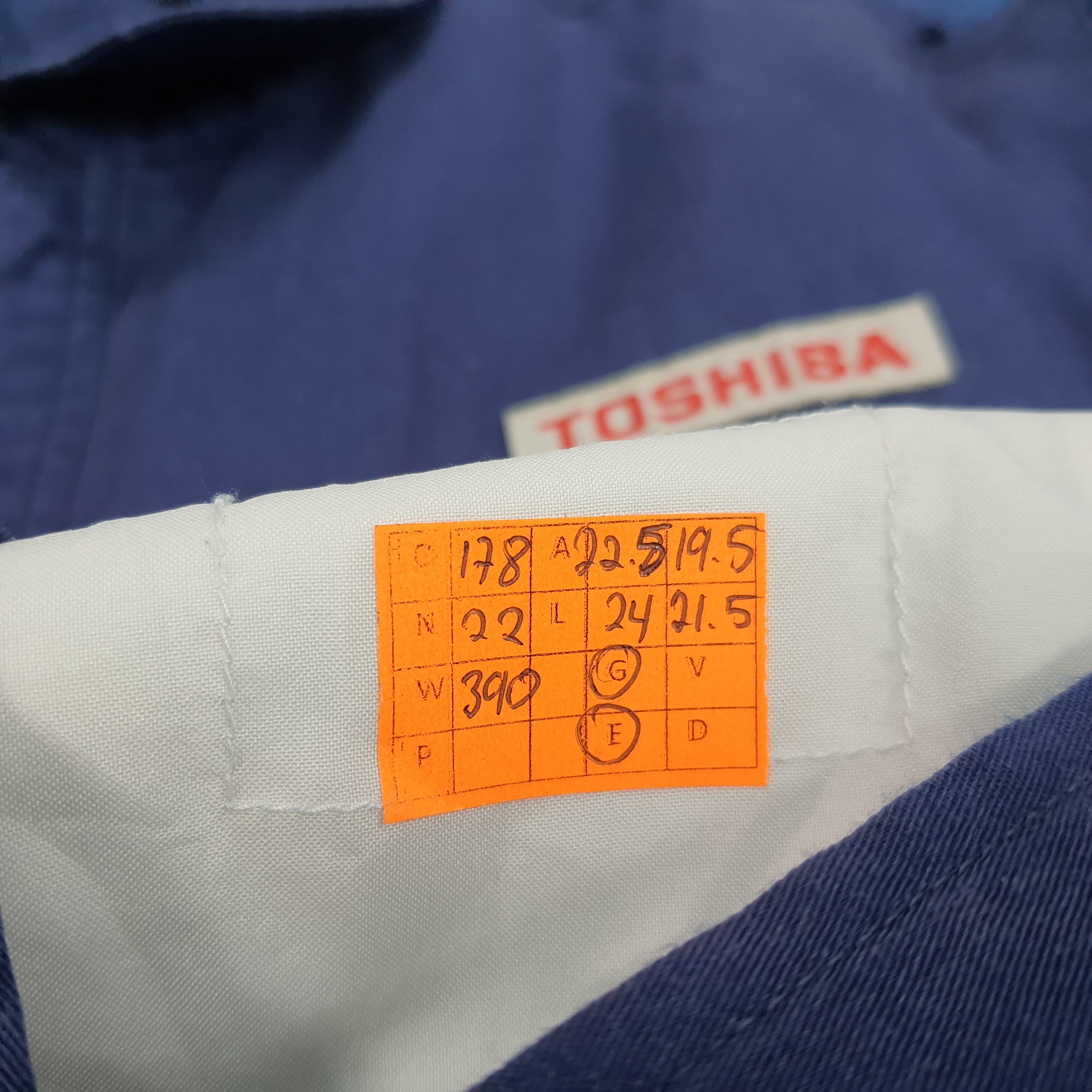 Japanese Brand × Vintage Vintage TOSHIBA Japanese Tech Brand Workwear Jacket Size US M / EU 48-50 / 2 - 7 Thumbnail