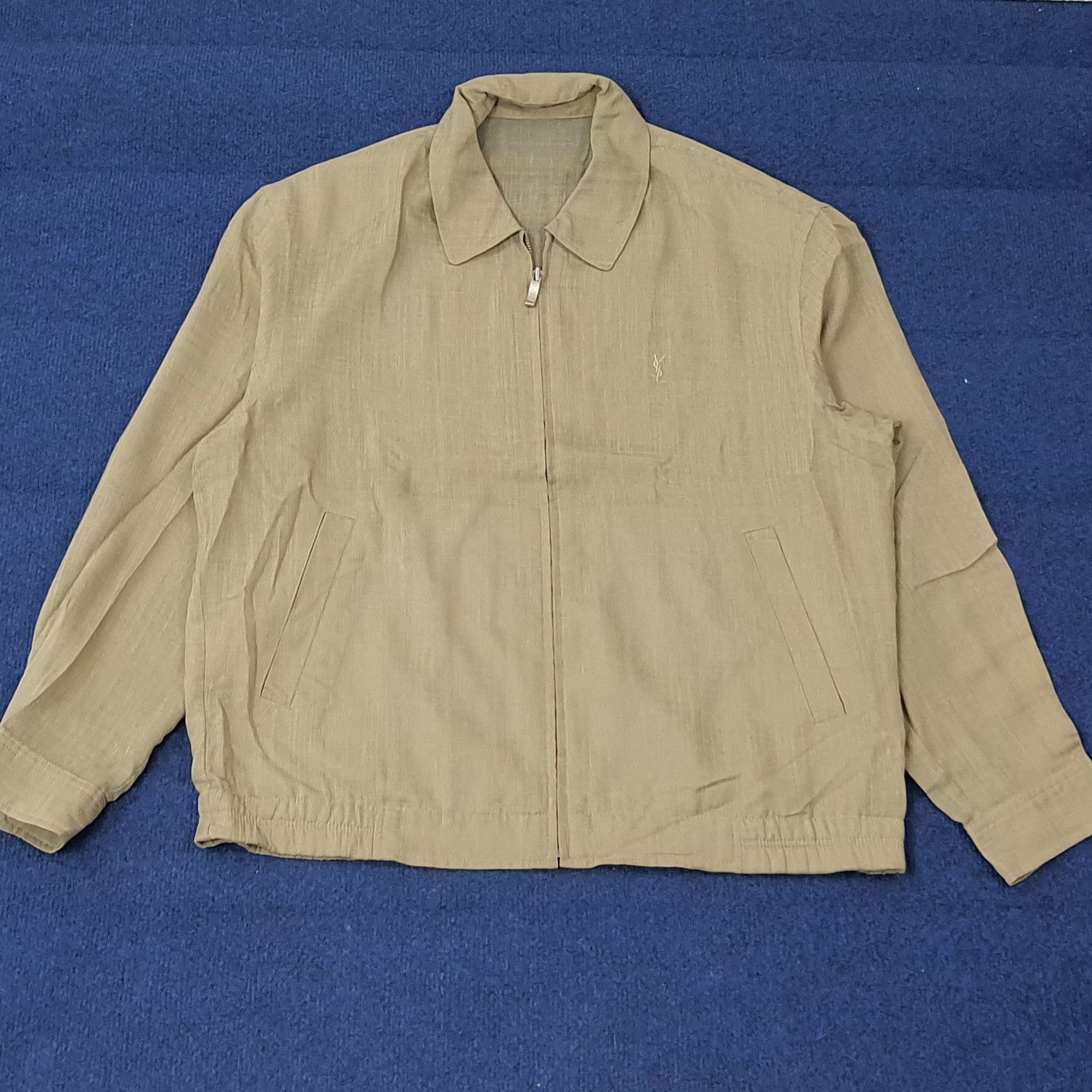 Yves Saint Laurent Vintage Yves Saint Laurent Translucent Thin Jacket C260N19 Size L / US 10 / IT 46 - 1 Thumbnail