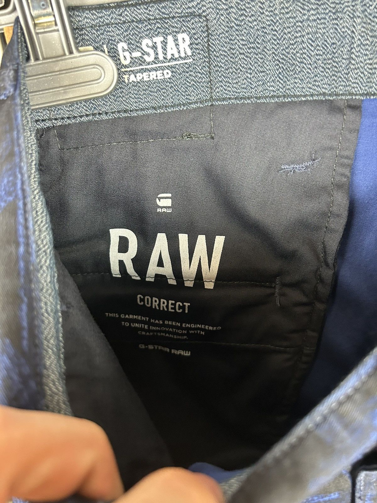 G-Star 32717 G-Star Raw Bronson Zip Tapered Cuffed Jeans sz 28/32 Size US 28 / EU 44 - 10 Thumbnail