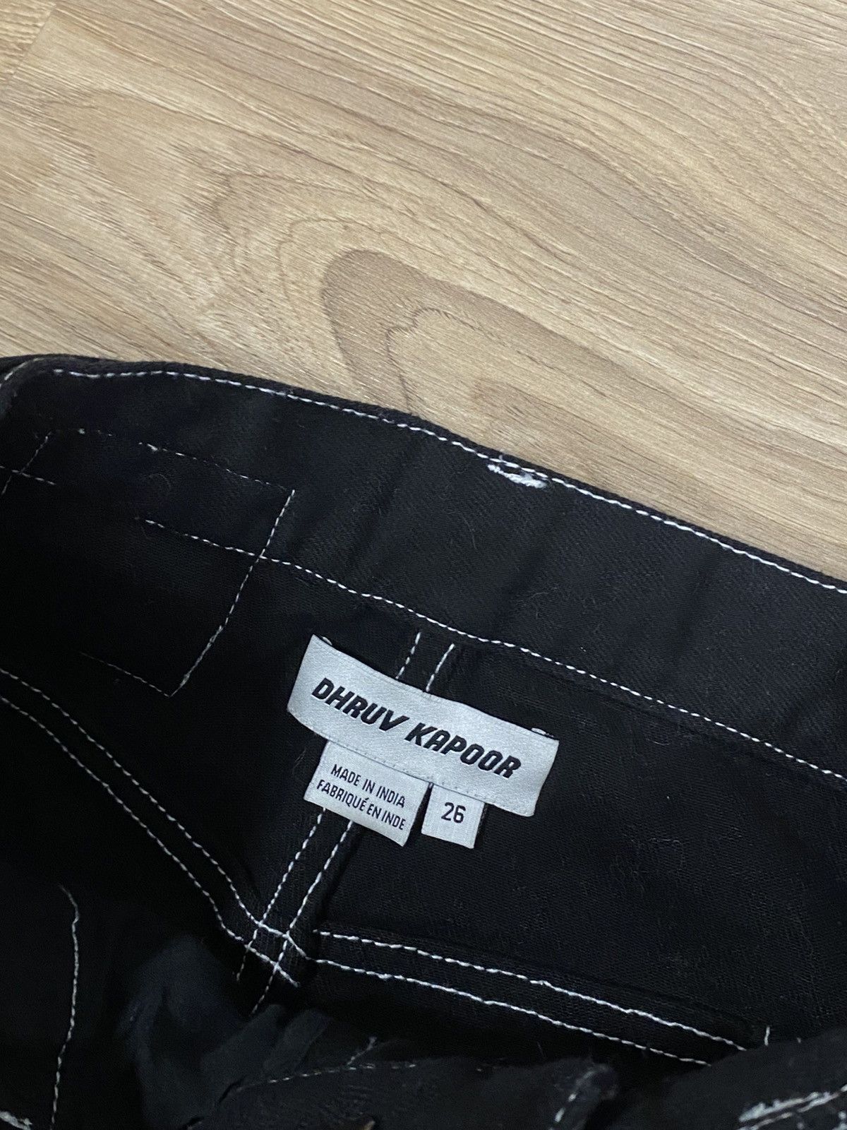 Other Dhruv Kapoor Stropes Cargo Jeans Size: 26 Made in India Size 26" / US 2 / IT 38 - 2 Thumbnail
