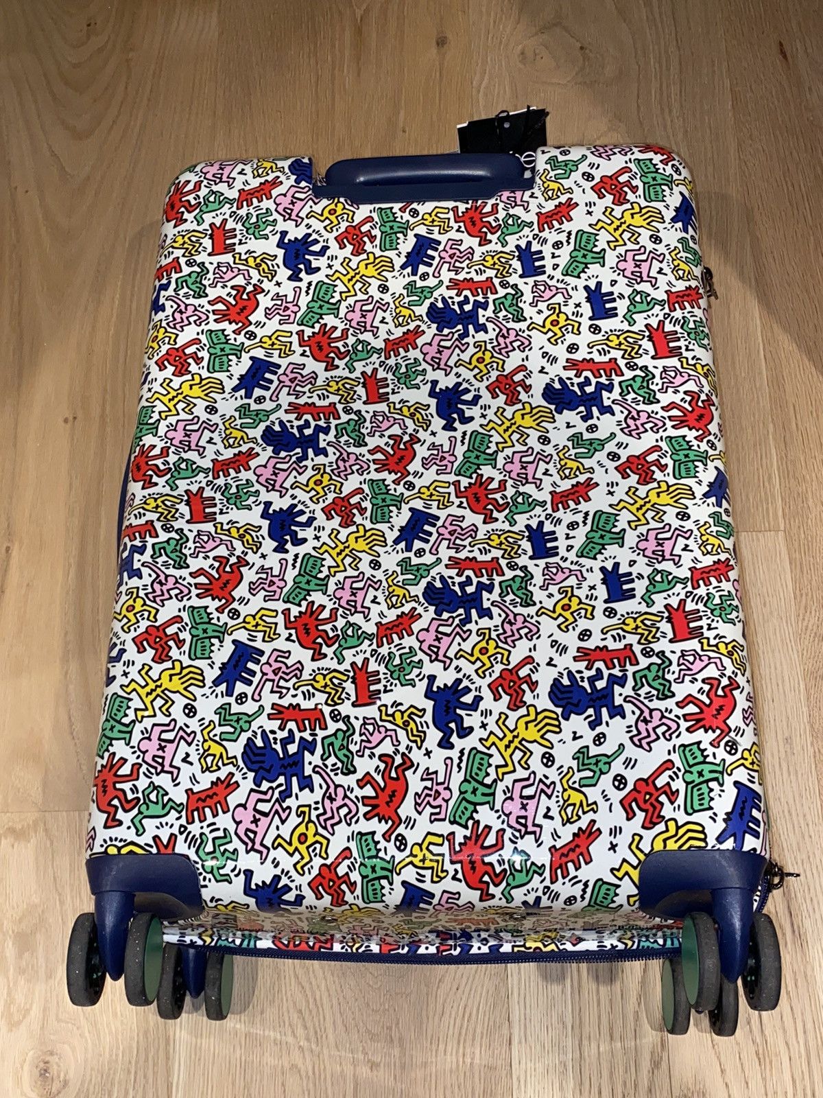 Keith Haring Keith Haring 4 Wheel Luggage Suitcase Size ONE SIZE - 2 Thumbnail