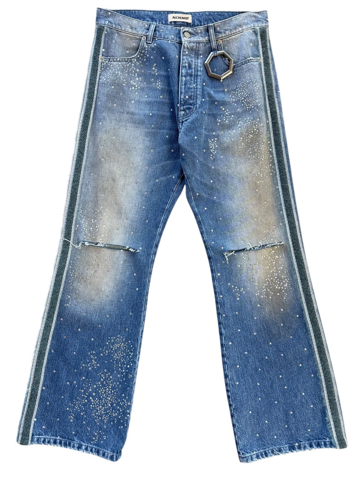 Alchemist Alchemist Crystal & Mohair Studio Jeans Size US 32 / EU 48 - 1 Thumbnail