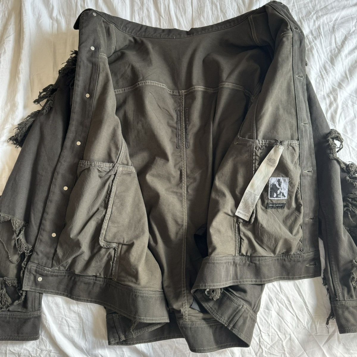 Rick Owens Rick Owens - DRKSHDW - Jumbo Work Jacket Size US S / EU 44-46 / 1 - 3 Thumbnail