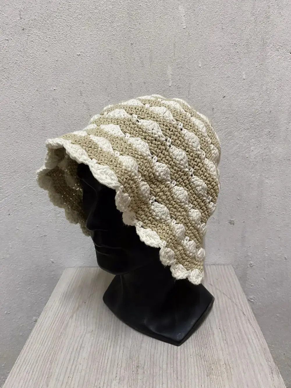 Japanese Brand Japanese Brand Knit Bucket Hat Size ONE SIZE - 2 Thumbnail