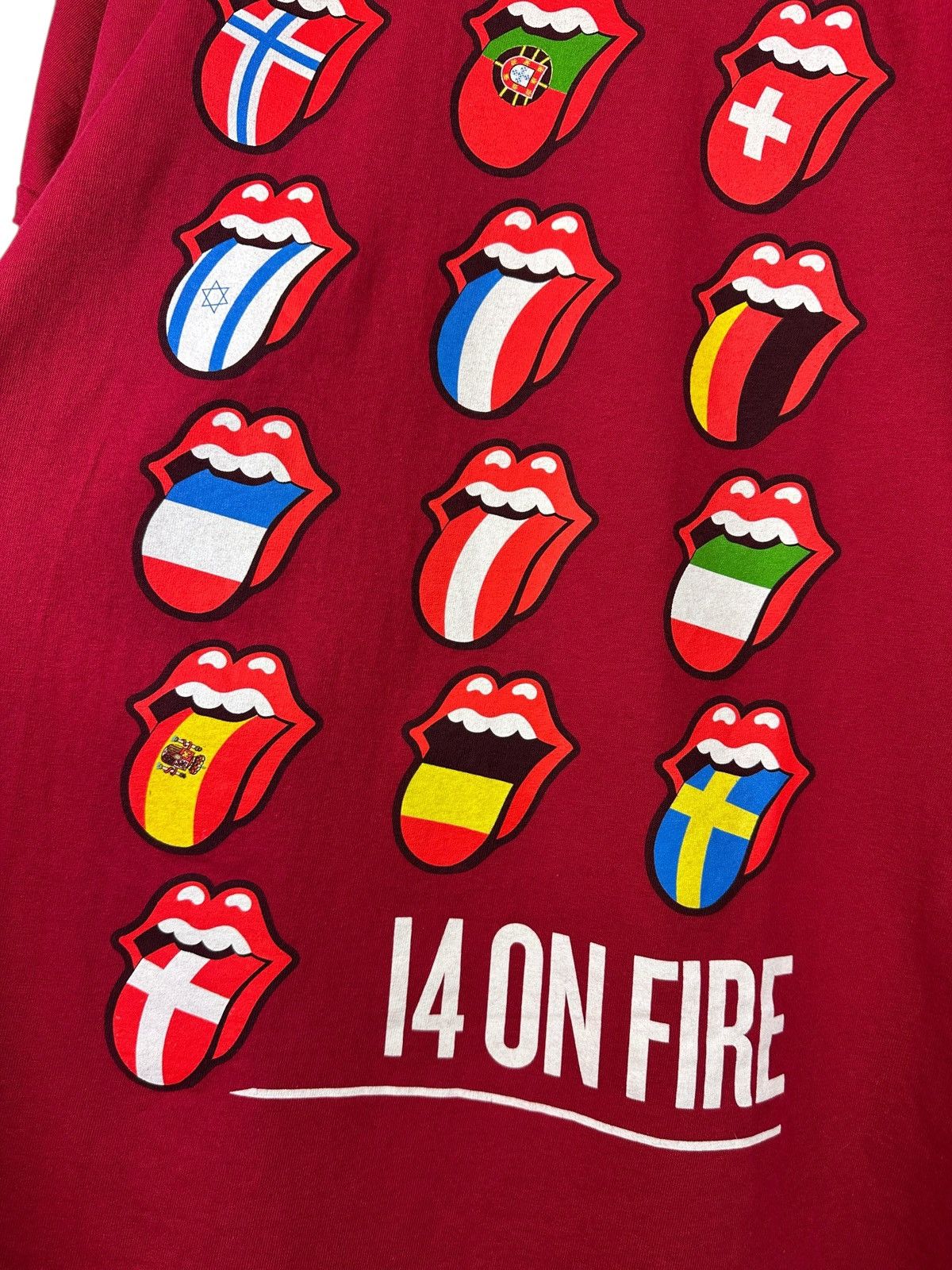 The Rolling Stones Vintage 2014 The Rolling Stones Tour T-Shirt Size US M / EU 48-50 / 2 - 5 Thumbnail