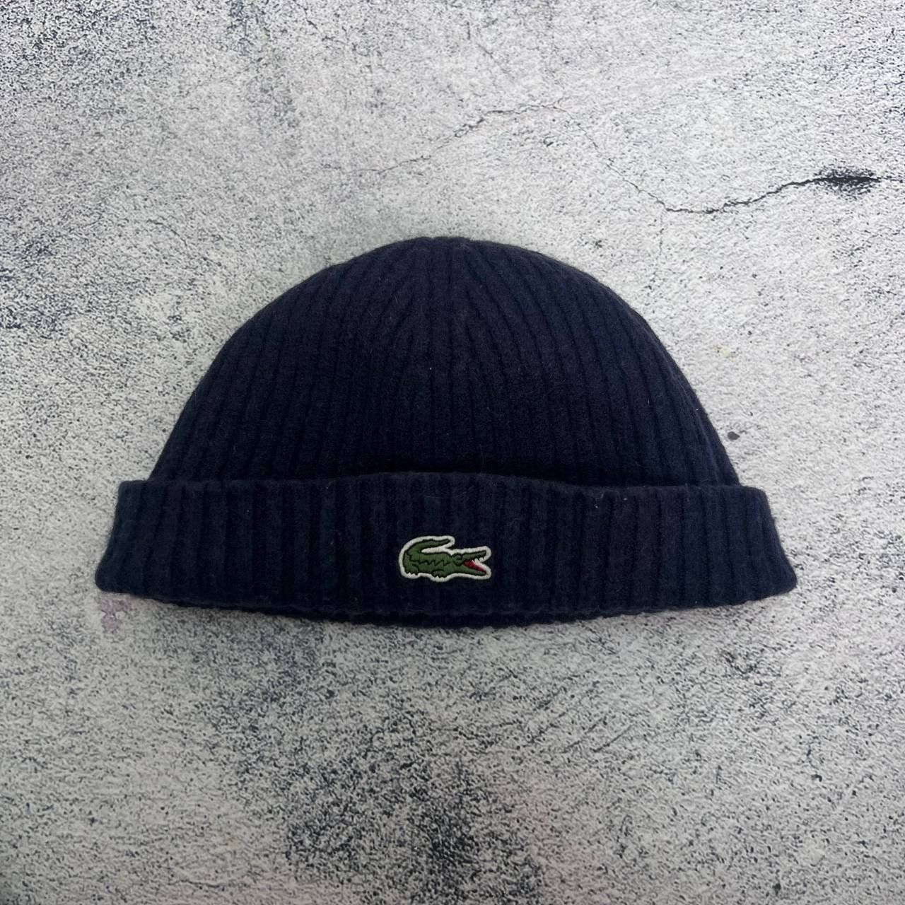 Lacoste Lacoste Unisex Ribbed Wool Beanie Size ONE SIZE - 3 Thumbnail