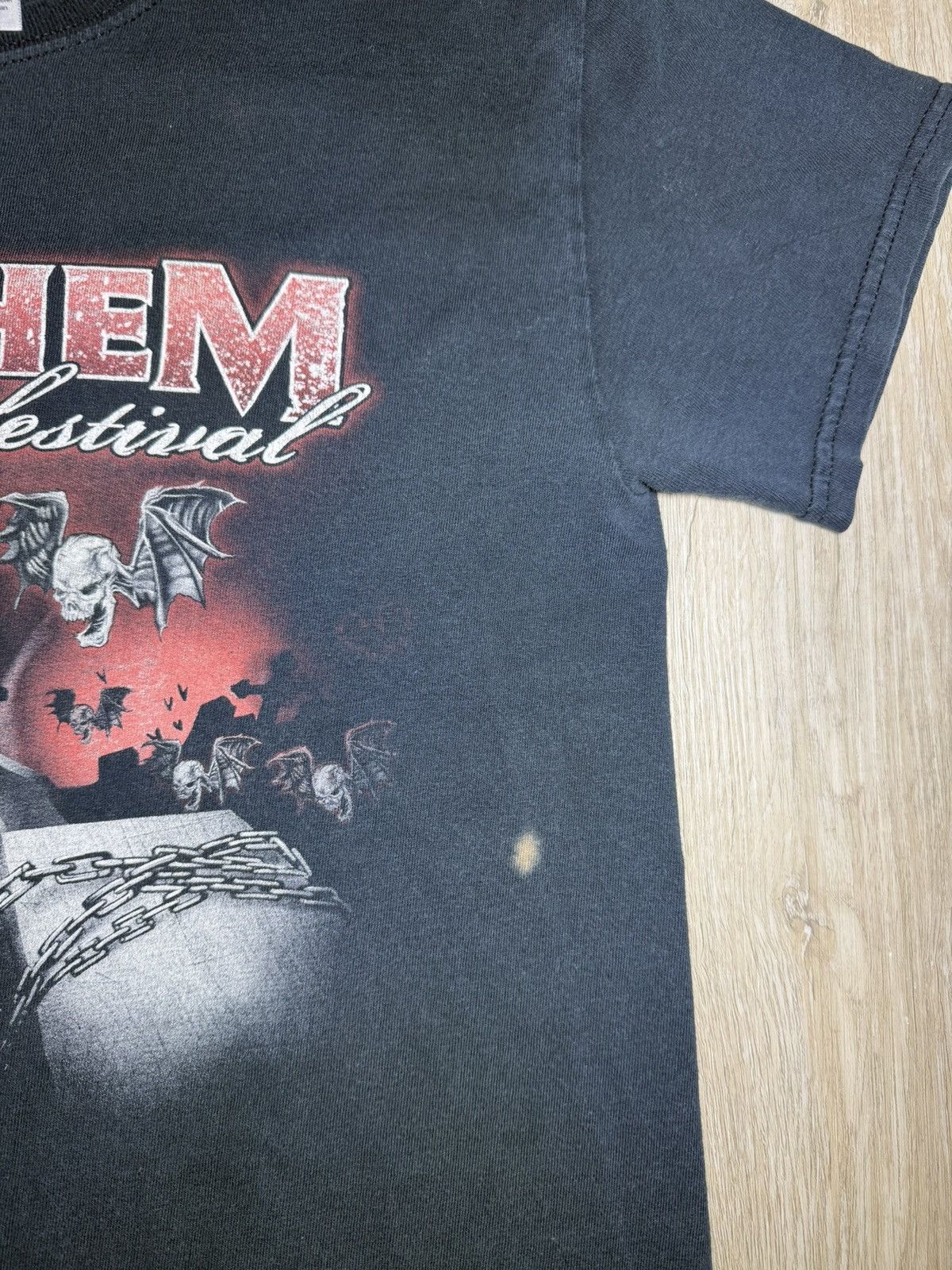 Band Tees × Vintage Vintage / Y2K 2014 Mayhem Rockstar Concert Tour Shirt Size US S / EU 44-46 / 1 - 4 Thumbnail