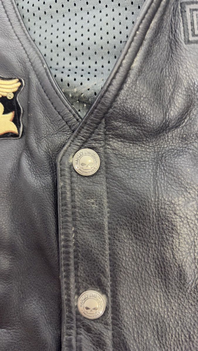 Harley Davidson Harley Davidson Vintage Leather Vest Size US M / EU 48-50 / 2 - 9 Thumbnail