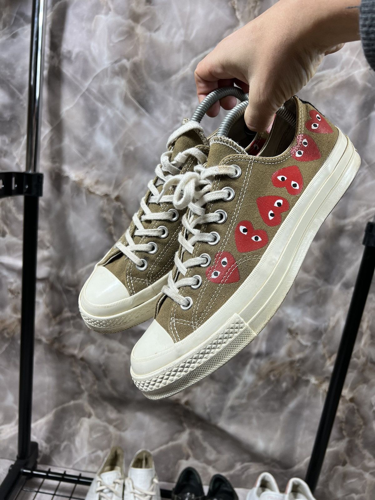 Comme des Garcons Converse Streetwear Converse Come des Garcons Multilogo Sneakers Grailed
