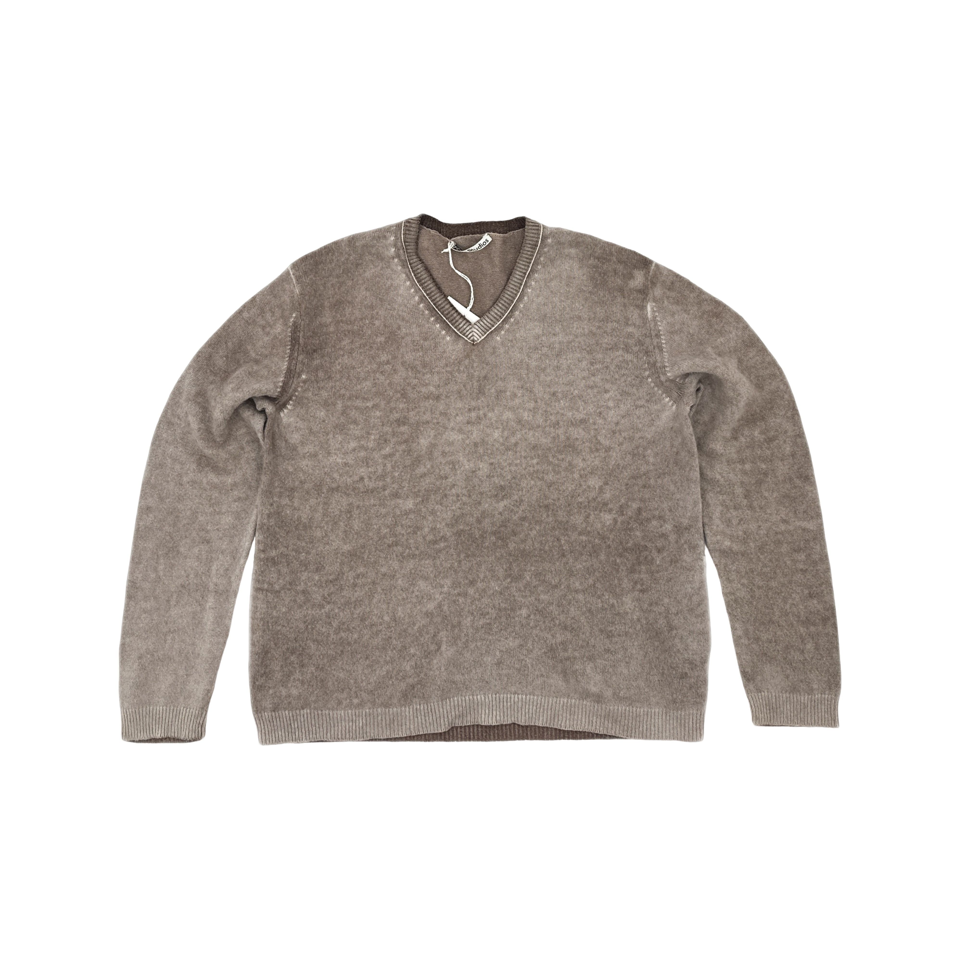 Acne Studios Acne Studios V-Neck Wool Blend Sweater S Size US S / EU 44-46 / 1 - 1 Thumbnail