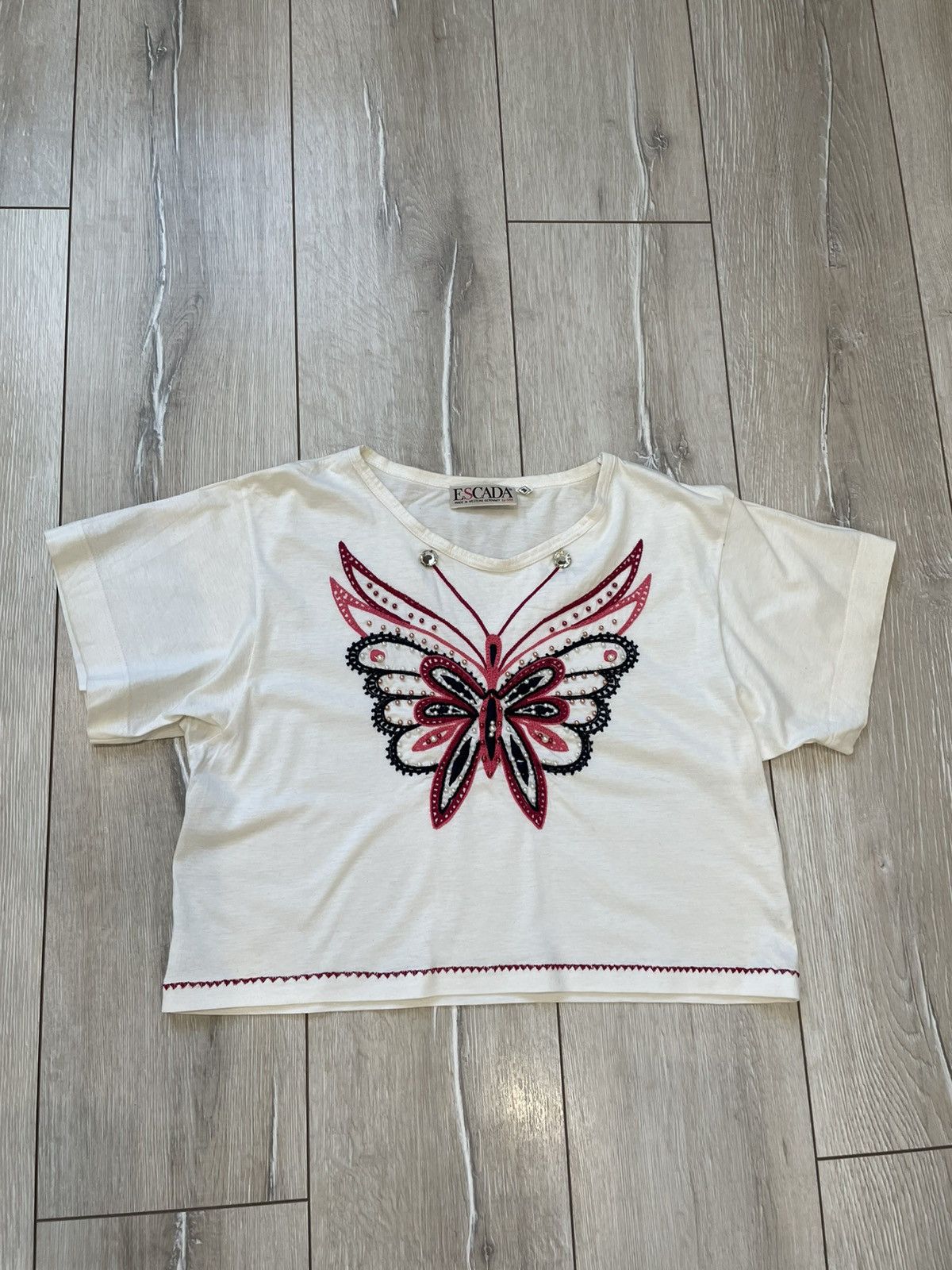 Escada ESCADA butterfly top Made in West Germany Size XS / US 0-2 / IT 36-38 - 1 Thumbnail